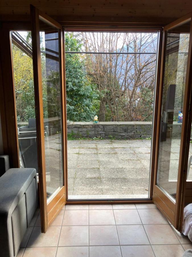 Gemuetliche Ferienwohnung Mit Garten Biasca Bagian luar foto
